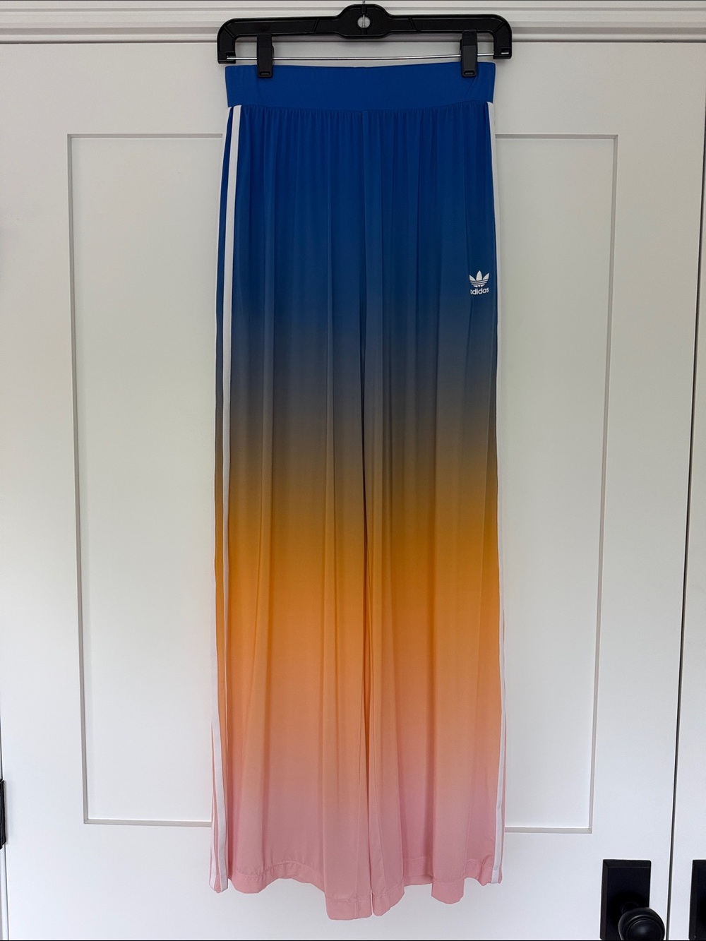 Adidas Blue to Pink Ombre Wide-Leg Pant w/ Short Underneath